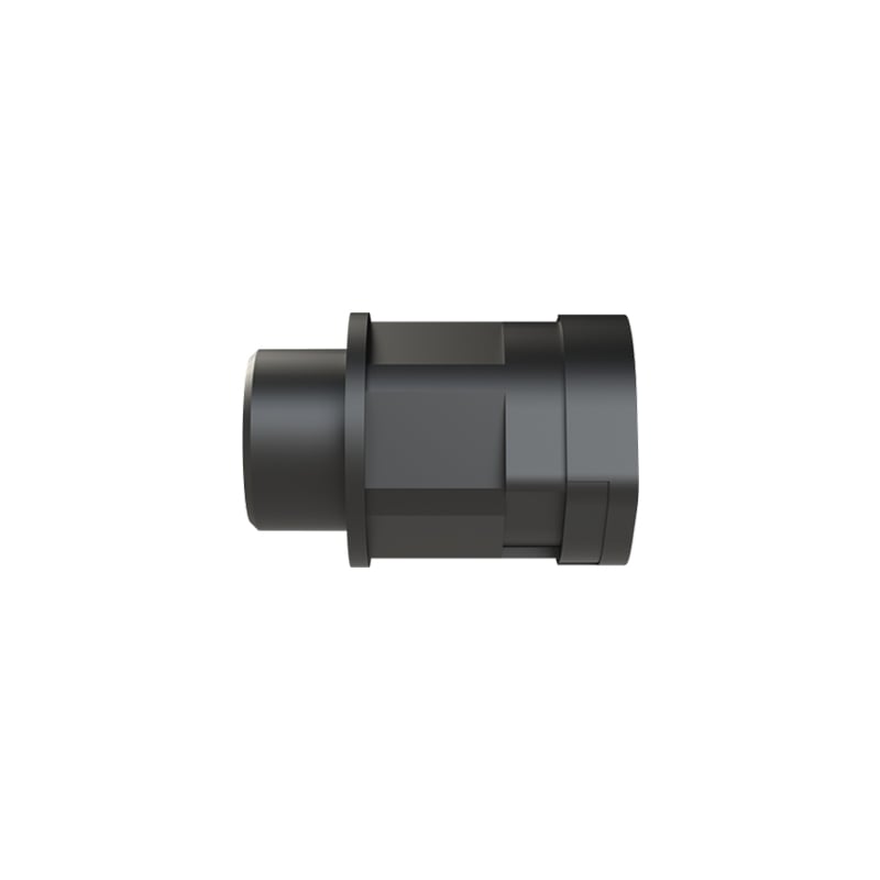 ABB ALNDM207 - 20 Straight Connector Black 20mm IP66