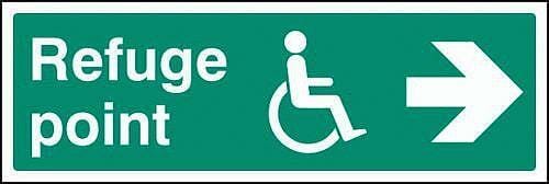 Refuge point arrow right