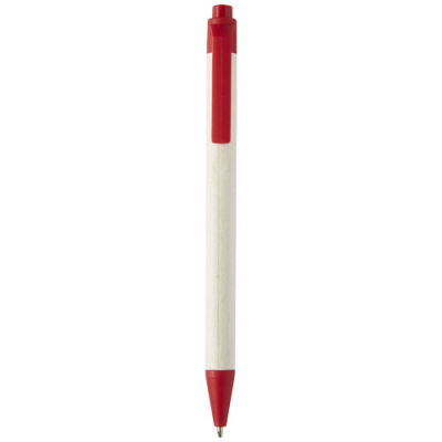 DAIRY DREAM RECYCLED MILK CARTONS BALL PEN in Red.