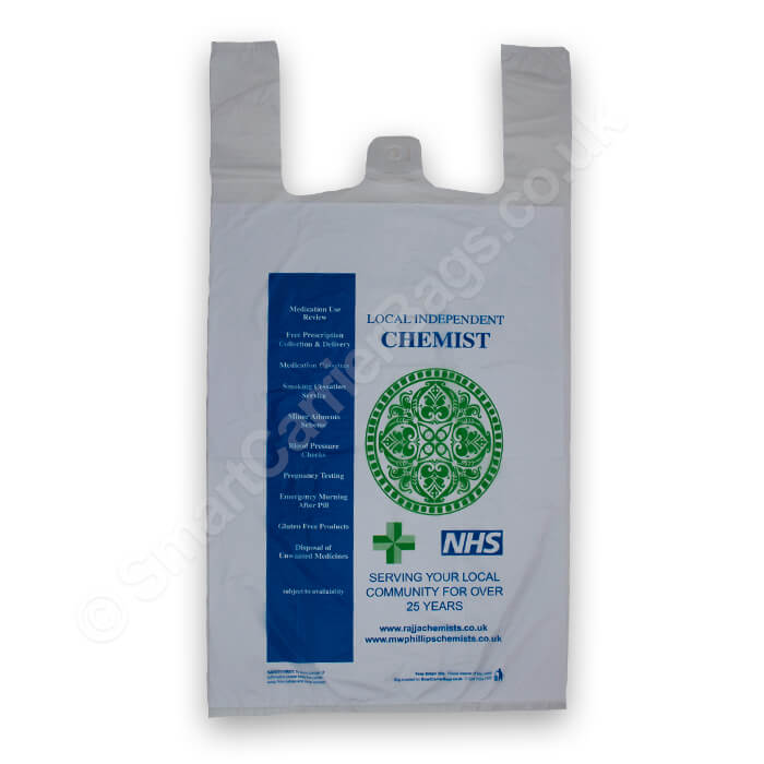 UK Suppliers of Printed Vest Carrier Bags