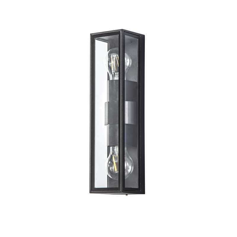 Luxuria Mod Flush Wall Light 2xE27 IP65 Anthracite