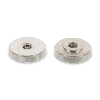 M4 Knurled Nut Low Type A1 Stainless DIN 467