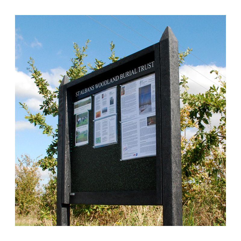 Recycled Plastic Information Boards For Churches