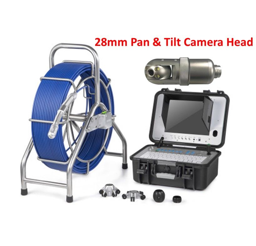 28mm Pan & Tilt Drain Camera