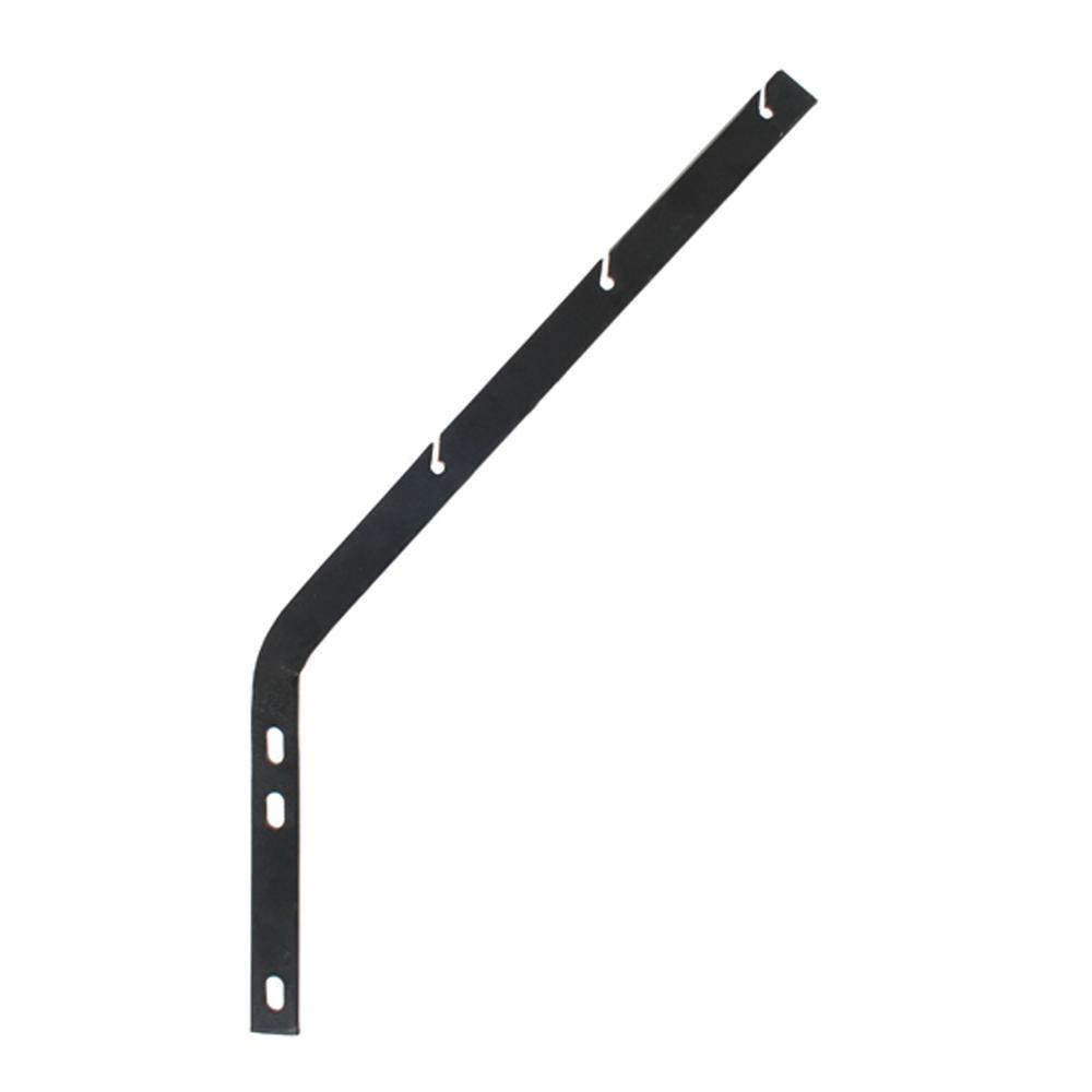 Bent Over Arms - Flat Type  Black Coated730mm(500+230) 3 Lines