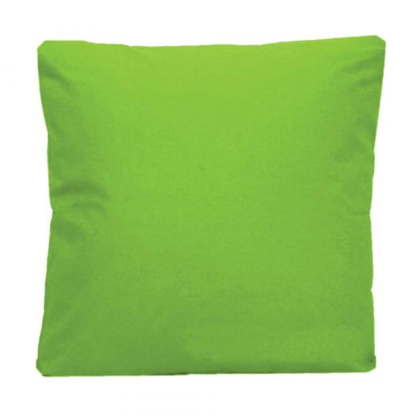 Lime Green Cotton Drill Scatter Cushion or Cover. Sizes 16&#34; 18&#34; 20&#34; 22&#34; 24&#34;
