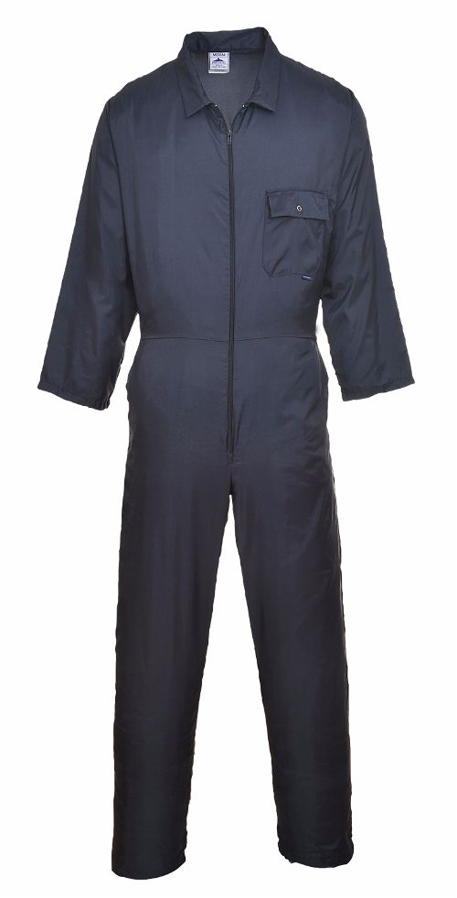 C803 Nylon Overall Zip Front Navy XL