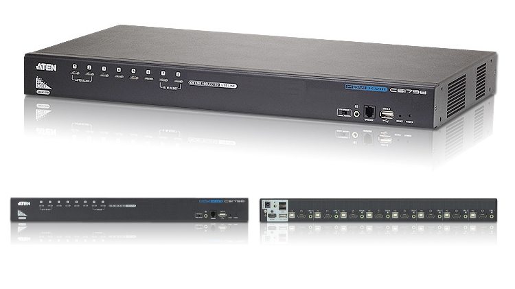 CS1798 - Aten - 8 Port USB HDMI KVM Switch USB 2.0 HDMI KVMP&#8482; Switch (Rack Mounted KVM)