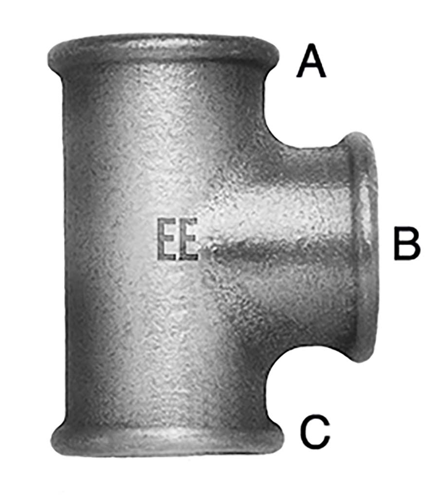 EE Tee Reducing On Branch