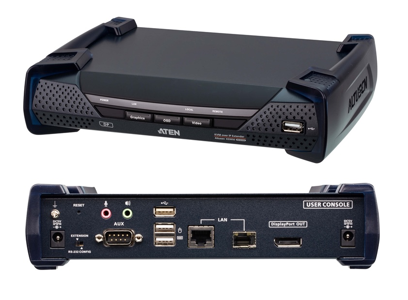 KE9950R - Aten- 4K DisplayPort Single Display KVM over IP Receiver (KE Range)