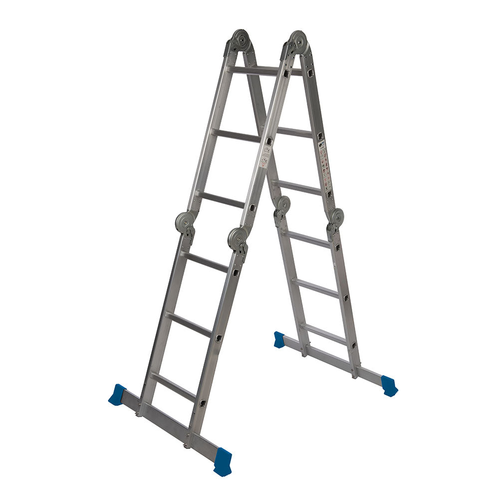 Silverline 953474 Multipurpose Ladder with Platform 3.6m 12-Tread