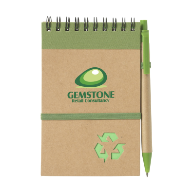 RECYCLENOTE-M PAPER NOTE BOOK in Green.