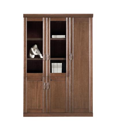 3 Door Enclosed Executive Bookcase - BKC-UM6503 UK