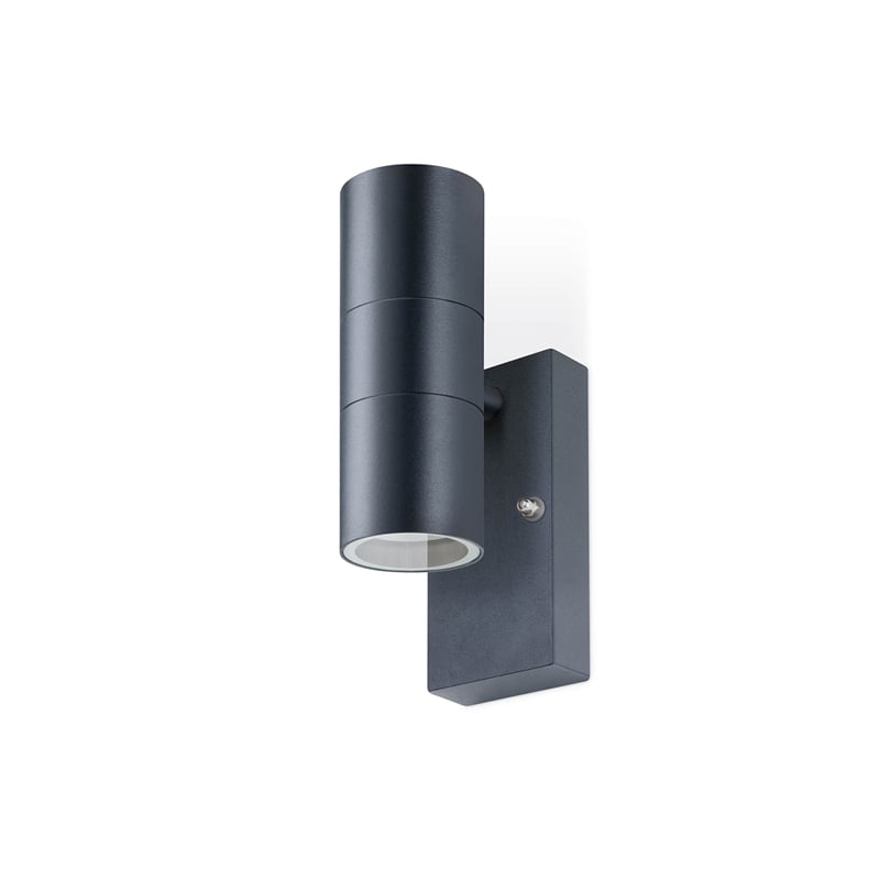 JCC Twin GU10 Up/Down Wall Light Anthracite