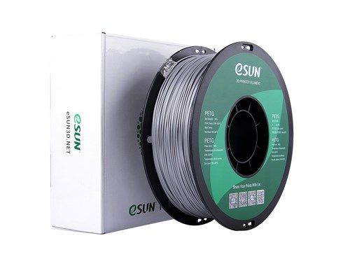 eSUN PETG Solid Silver 1.75mm 1Kg 3D Printing filament