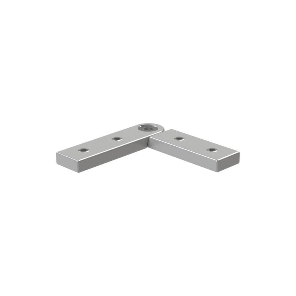 Aluminium 90 - 180 Degree AdjustableConnector Horizontal Mill Finish