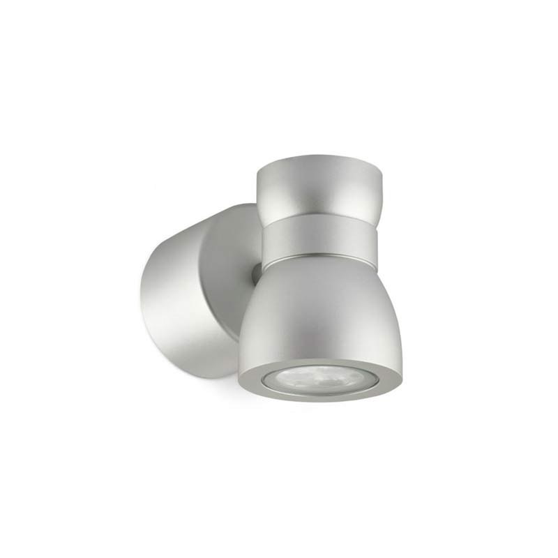 Collingwood Mains 230V High Output LED Wall Light Silver 3000K