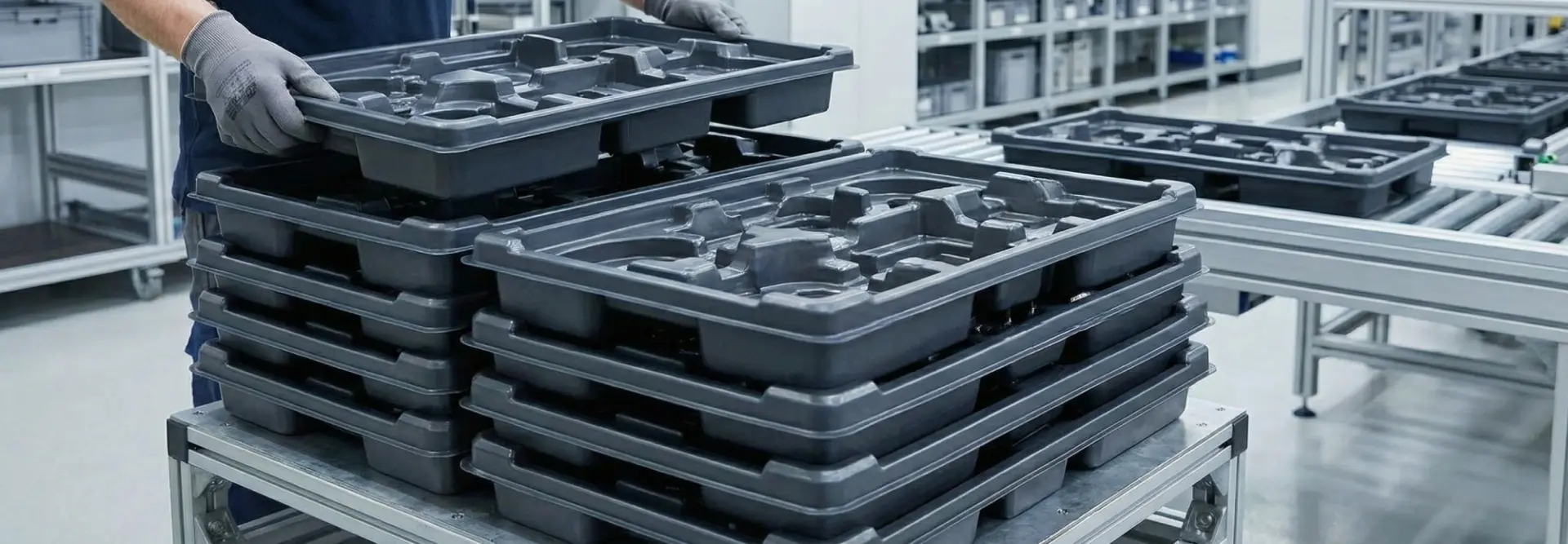 Precision Vacuum Formed Transit Trays