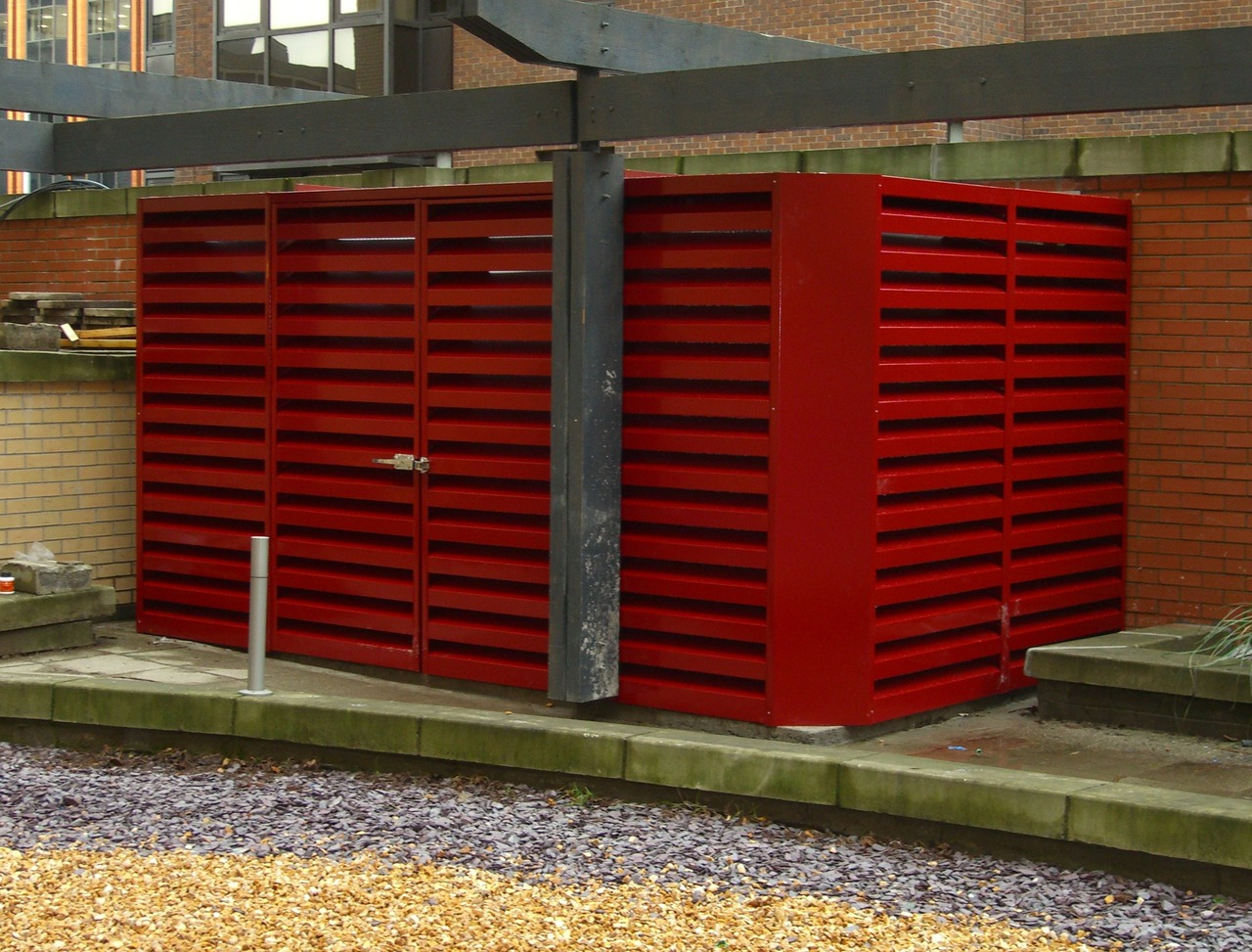 Acoustic Louvres For Machine Cooling