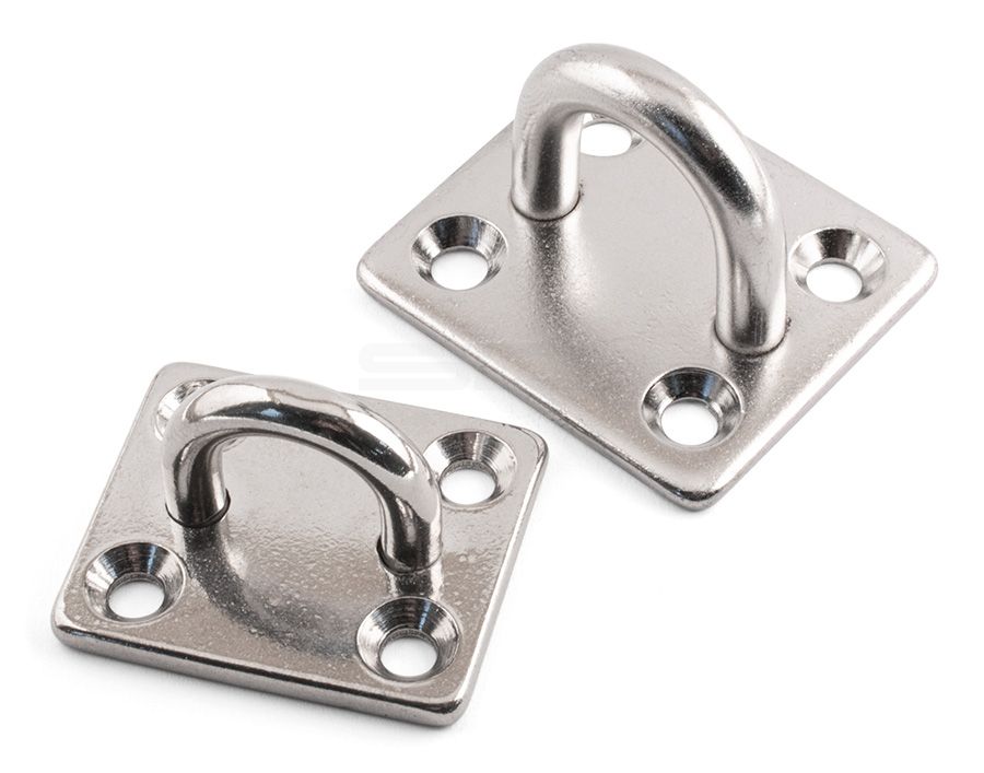 Square Eye Plates - 316 / A4 Stainless Steel