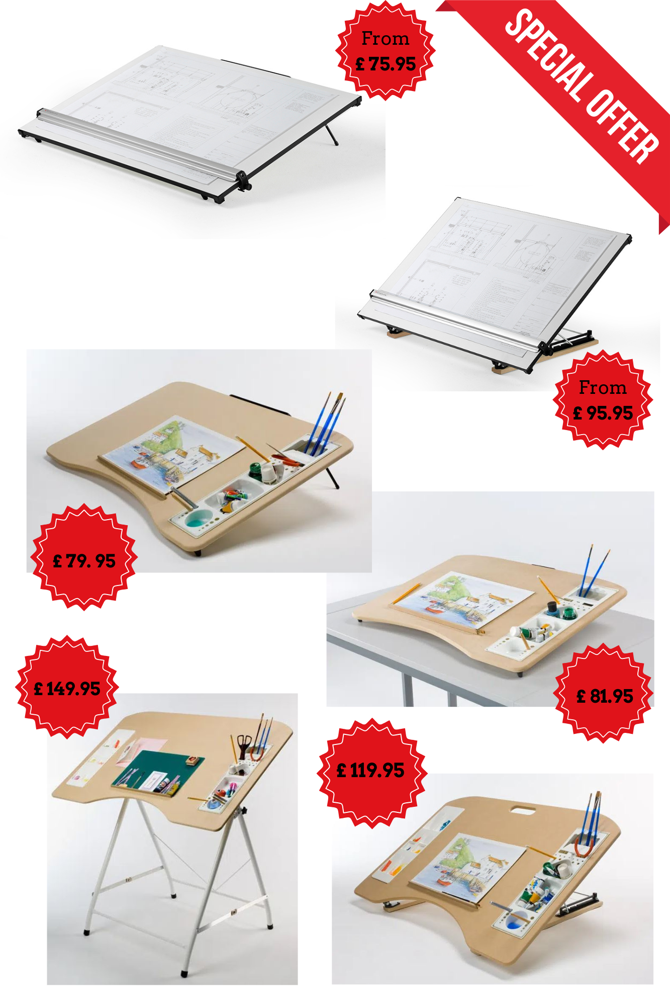 Vistaplan Announces Limited Time Offer on Select Desktop Drawing Boards and Artwork Stations