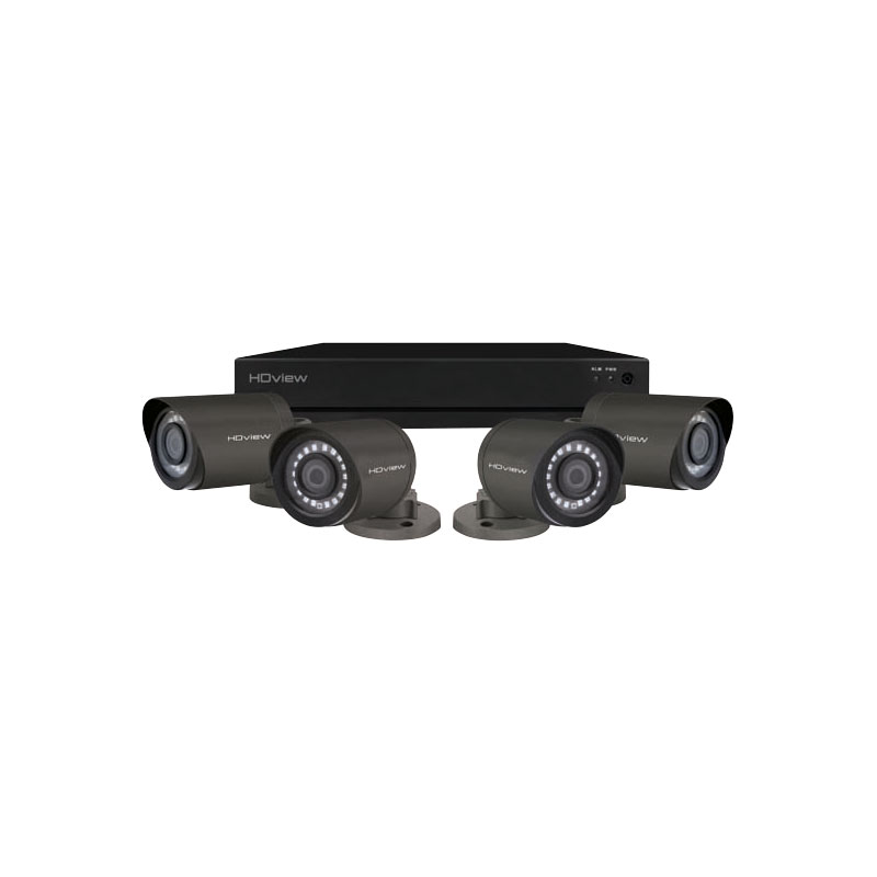 ESP 4Ch 4MP 8TB 4 Grey Bullet Camera Kit