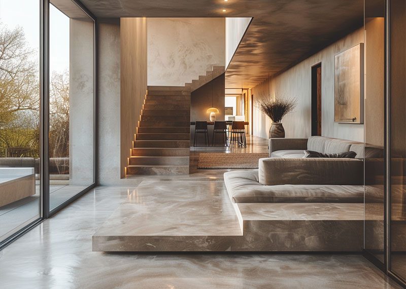 UK Specialists for Modern Microcement Interior Design