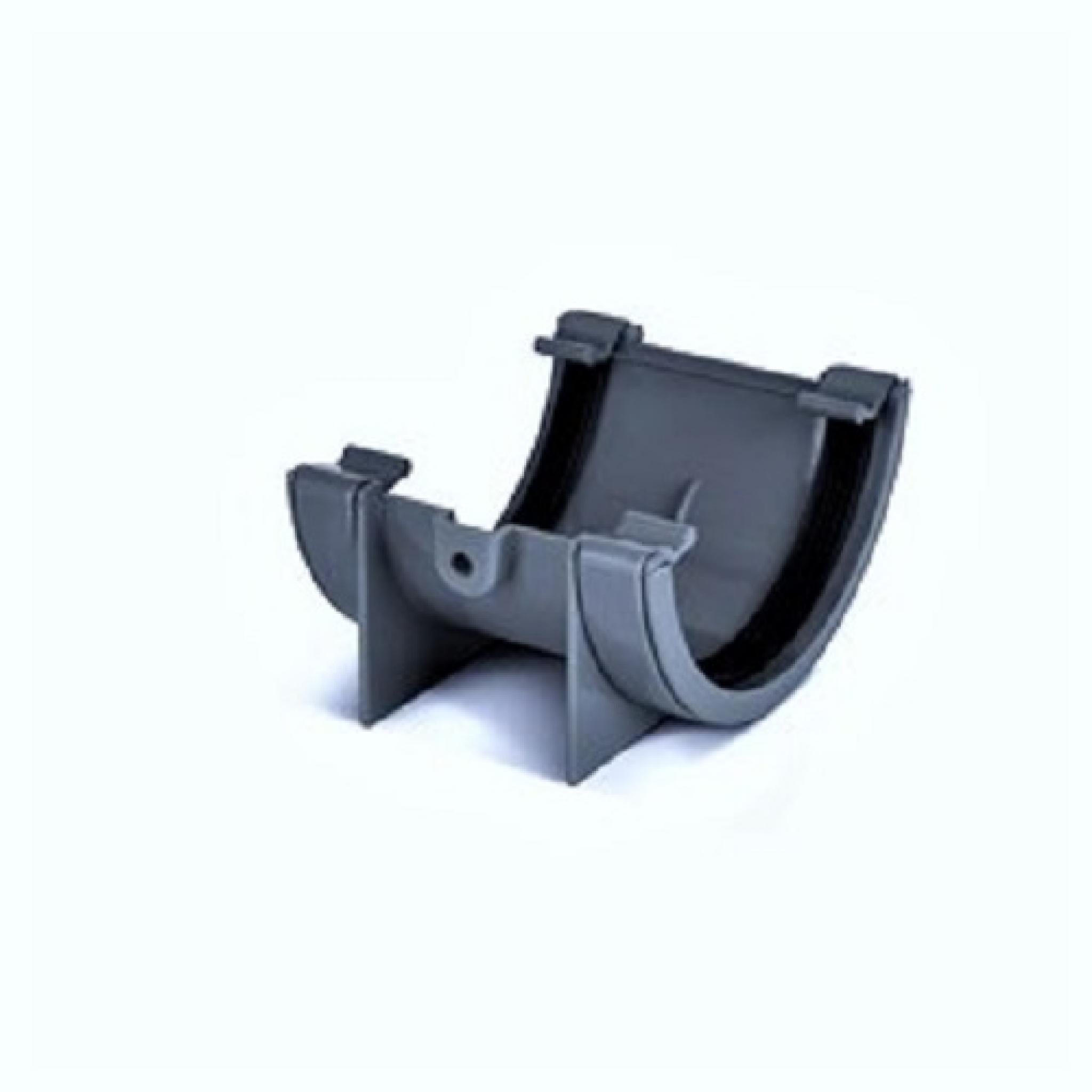 Anthracite Round Gutter Union Joint