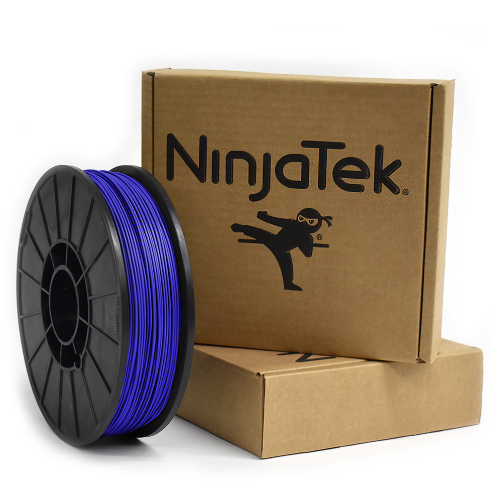 NinjaFlex 85A TPU Sapphire Blue 1.75mm filament for 3D printers 500gms
