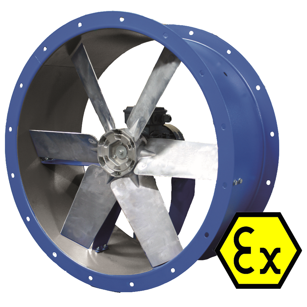 Long Cased Smoke Extraction Axial Fans