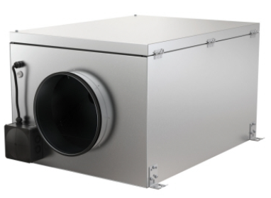 KVK Silent 160 Centrifugal circular duct fan, insulated. 550m³/h