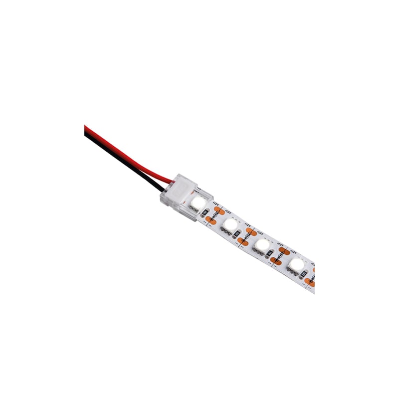 Integral White Button Clip Pack of 5 Strip To 150mm Wire for 10mm Width Strip