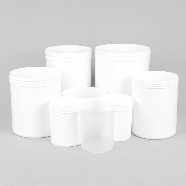 Suppliers of Wide Mouth Screw Top Plastic Jars UK