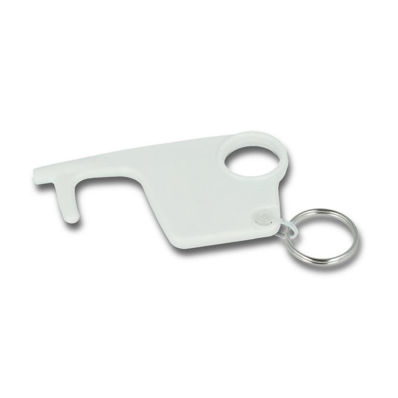 Recycled Hygiene Hook Keyring-Unprinted