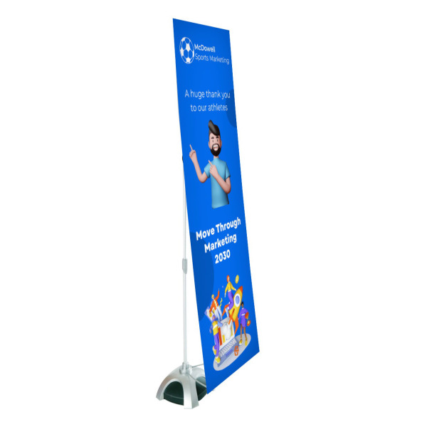 Y-Band Outdoor Banner Stand 650mm Wide