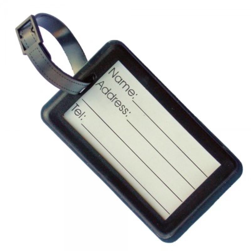 Soft PVC Luggage Tag (Small: Soft Frame)