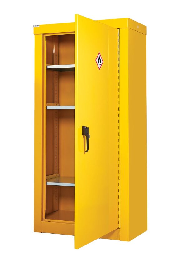 QMP Hazardous Storage Cupboard CZ189046YXX H1800 x W900 x D46mm For DIYers