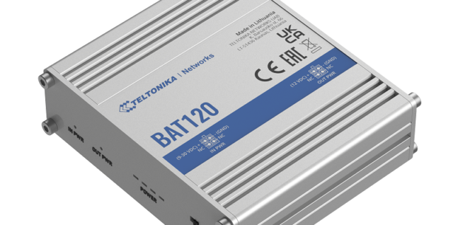 New Product Announcement: Teltonika BAT120 – Uninterruptible Power Supply