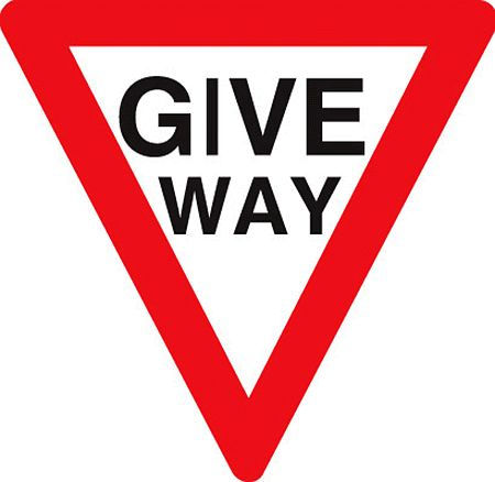 Give way