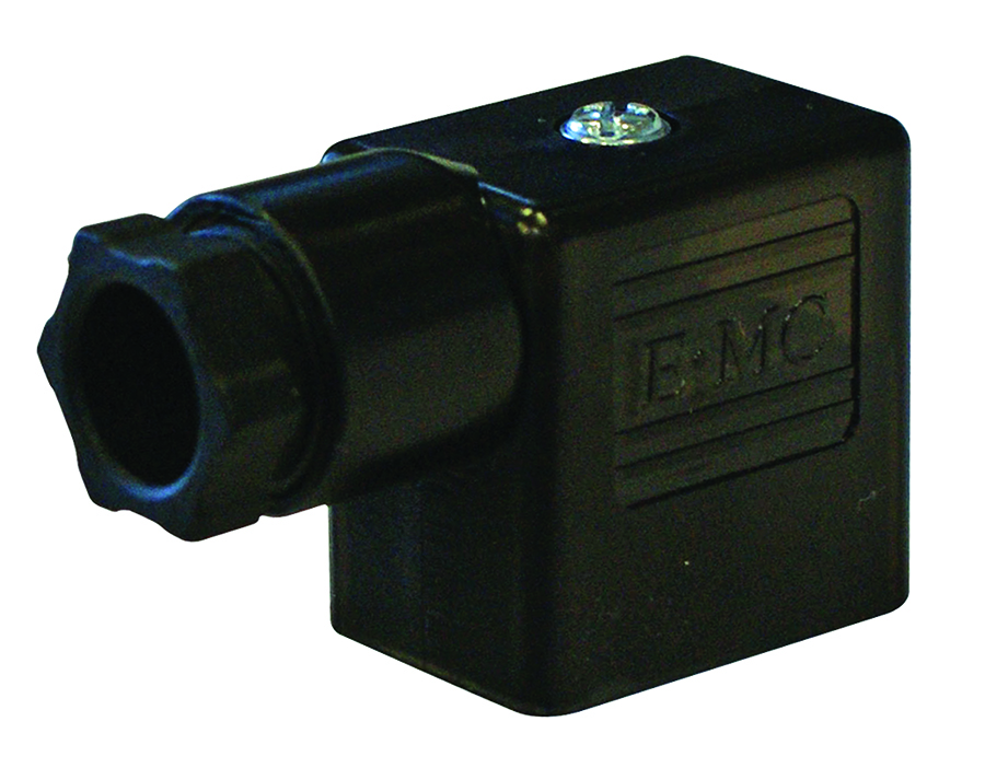 E.MC RV Series Plug Connector for use with 1&#47;8&#34; Valves