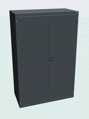 GaragePride Sliding Shelf Cupboard - Anthracite