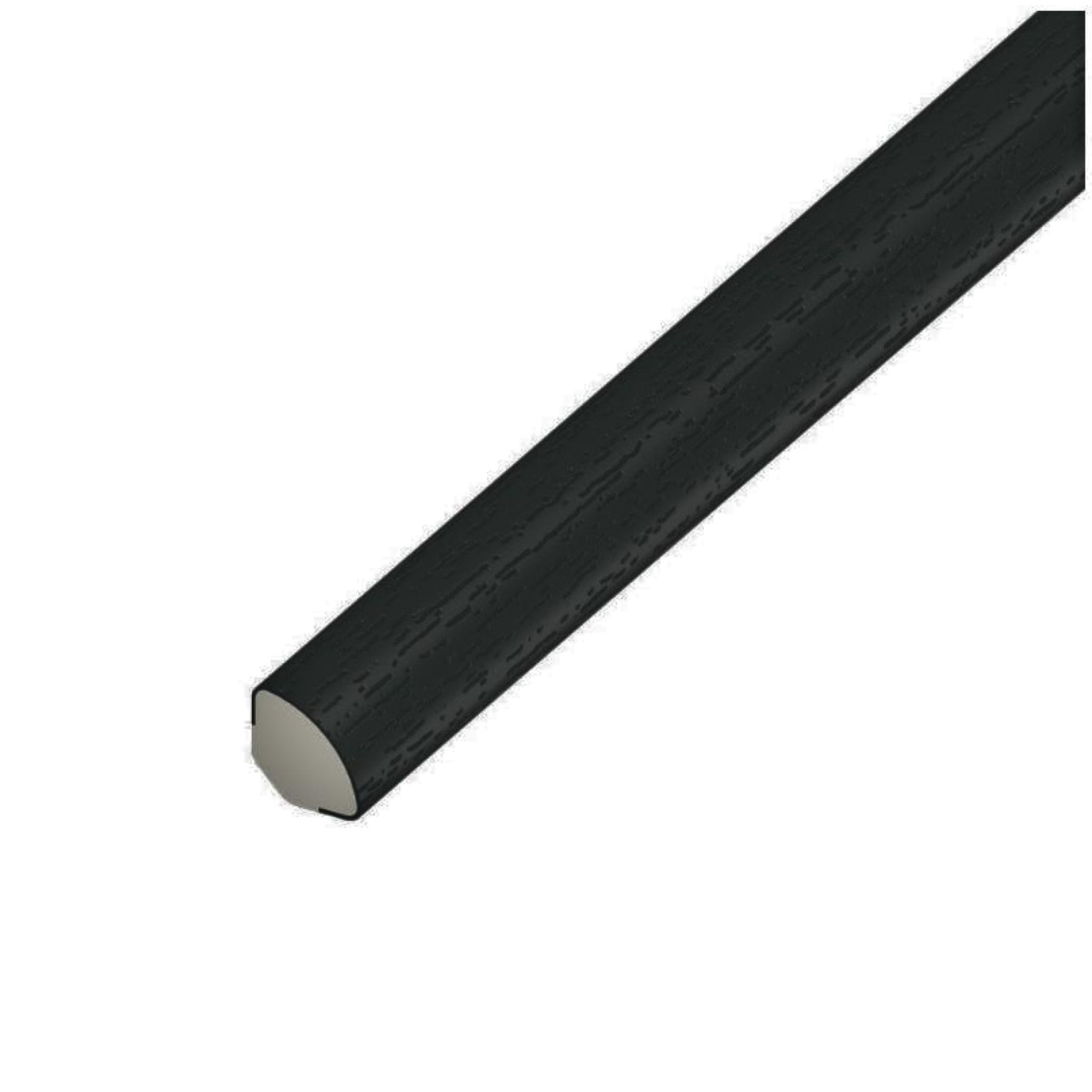 Black Ash PVC 17.5mm Quadrant