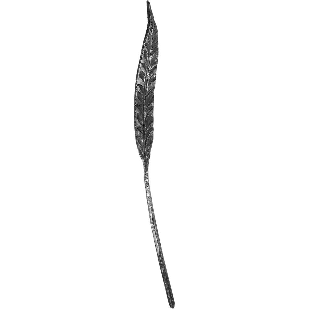 Hand Forged Leaf - H 370 x 2.5mm Thick
