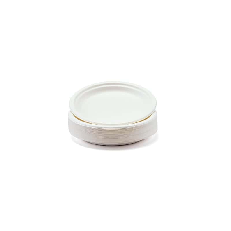 Paper Side Plate Compostable Superior Quality - PP7 cased 500 For Restaurants