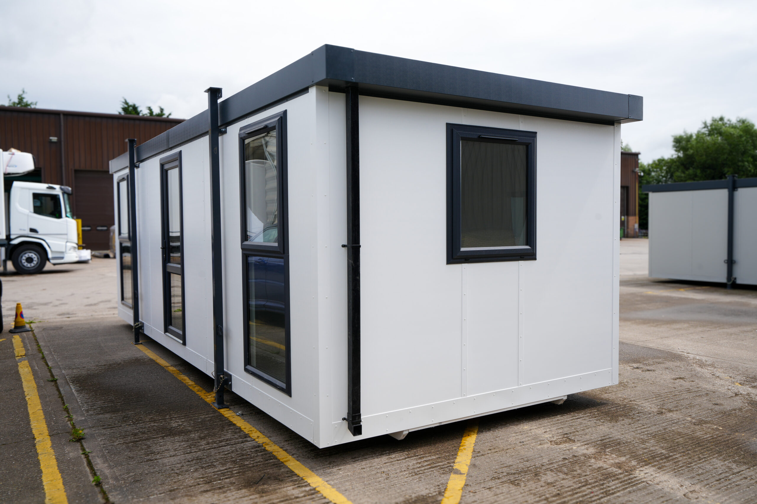 What Was The First Advertised Portable Modular Building?