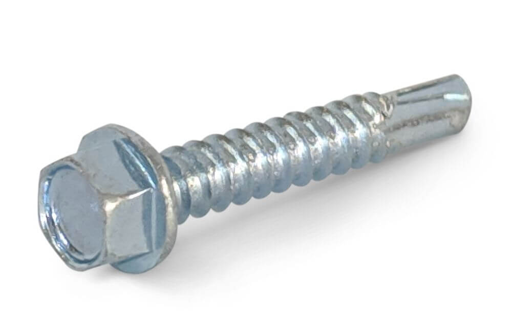 4.2x16mm Hex Head Self Drilling Tek Screw BZP