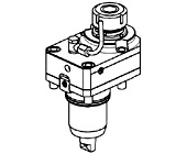 &#177;90&#176; adjustable angle driven tool H&#61;77mm