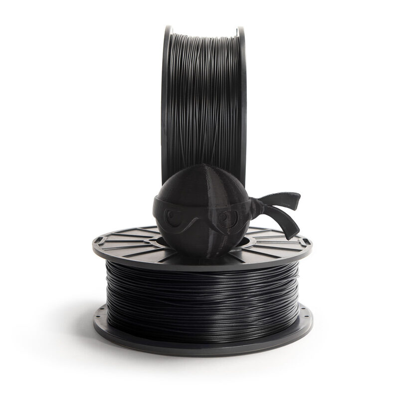 Edge 83A Midnight Black 3mm Flexible 3D Printer Filament 500gms