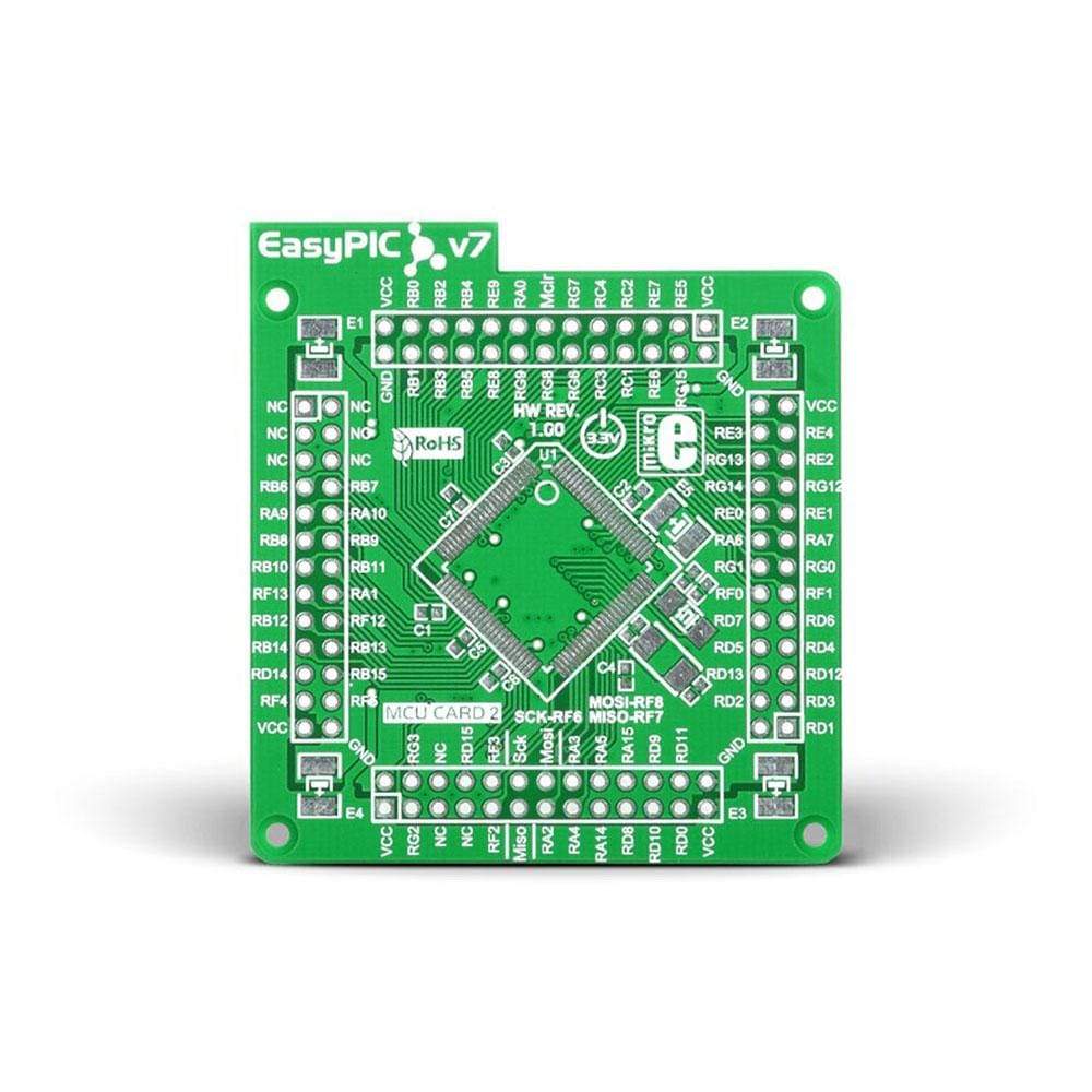 EasyPIC Fusion v7 Empty MCU card2 100pin TQFP PF