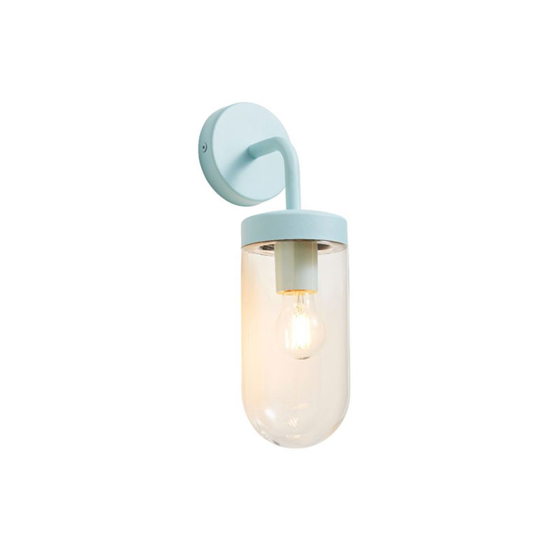 Forum Kew Exterior Wall Lanterns E27 Pale Blue